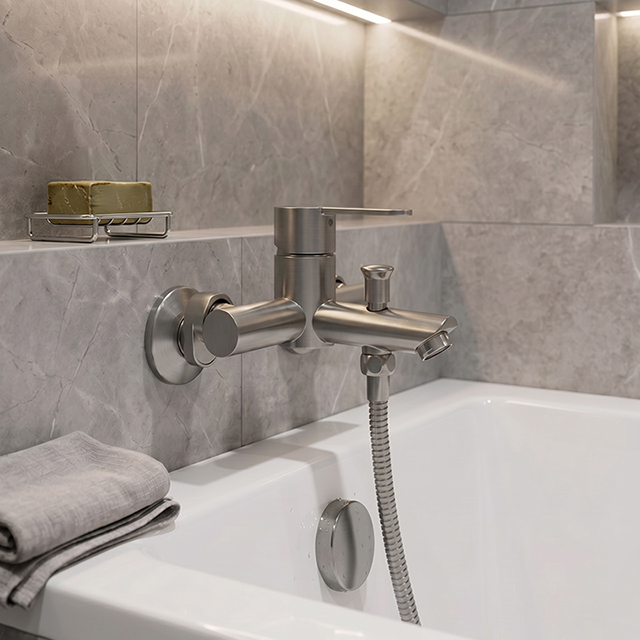 대림 샤워 욕조수전 니켈 2113SN 이미지